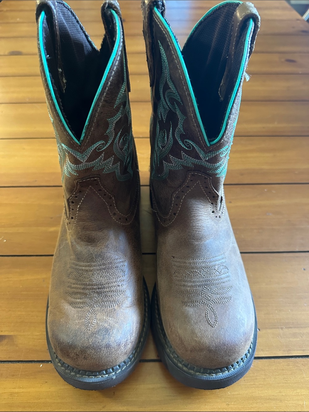 JUSTIN Gypsy Women’s Gemma Brown Short Cowboy Boot Size 10.5